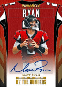 By The Numbers Gold Auto Matt Ryan MOCK UP