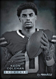 Pinnacle Showcase Keon Coleman MOCK UP