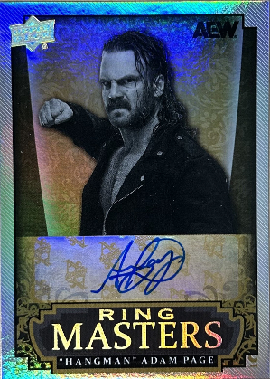 Ring Masters Auto Hangman Adam Page Ring Masters Auto Hangman Adam Page