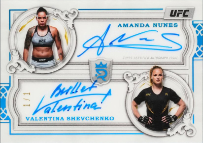 Dual Auto Platinum Amanada Nunes, Valentina Shevchenko
