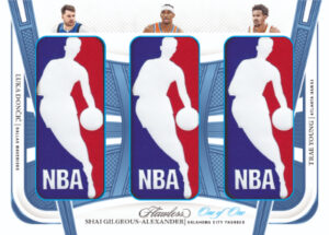 Triple Logoman Luka Doncic, Shai Gilgeous-Alexander, Trae Young MOCK UP