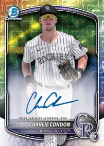 Bowman Prospect Mega Auto Charlie Condon MOCK UP