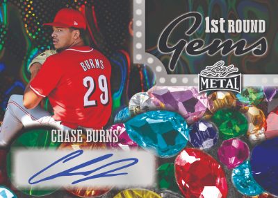 1st Round Gems Auto Chase Burns MOCK UP