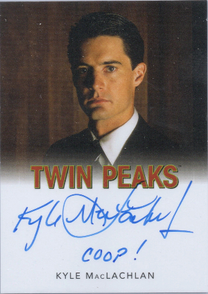Auto Classic With Inscription Kyle MacLachlan Auto Classic With Inscription Kyle MacLachlan