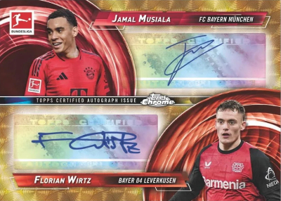 Chrome Dual Auto SuperFractor Jamal Musiala, Florian Wirtz MOCK UP Chrome Dual Auto SuperFractor Jamal Musiala, Florian Wirtz MOCK UP