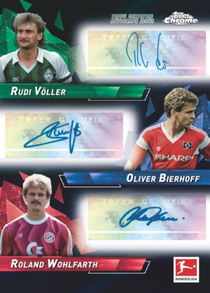 Chrome Triple Auto Rudi Voller, Oliver Bierhoff, Roland Wohlfarth MOCK UP Chrome Triple Auto Rudi Voller, Oliver Bierhoff, Roland Wohlfarth MOCK UP