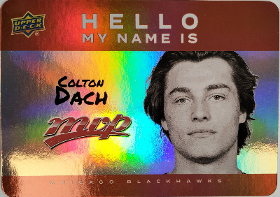 Hello My Name is Stickers Colton Dach