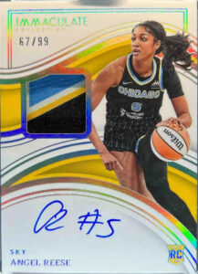 Immaculate Rookie Patch Auto Angel Reese
