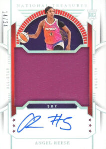 National Treasures Rookie All-Star Patch Auto Angel Reese