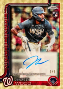 Rookie Auto SuperFractor James Wood MOCK UP