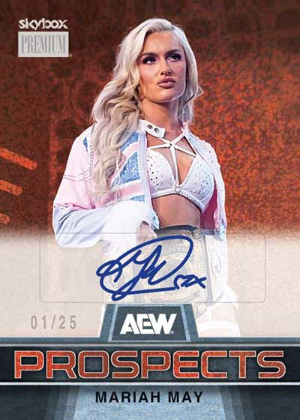 SkyBox Premium Prospects Auto Mariah May MOCK UP SkyBox Premium Prospects Auto Mariah May MOCK UP