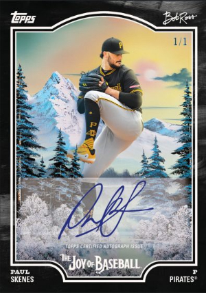 Autographs Midnight Black Paul Skenes MOCK UP Autographs Midnight Black Paul Skenes MOCK UP