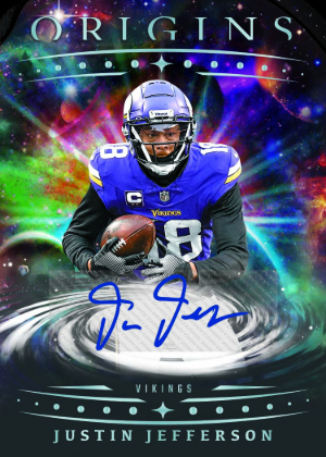 Base Auto Black Justin Jefferson MOCK UP