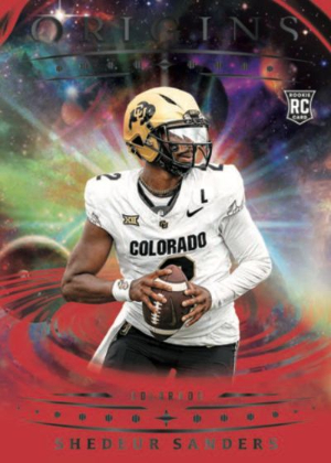 Base Rookies Holo Red Shedeur Sanders MOCK UP