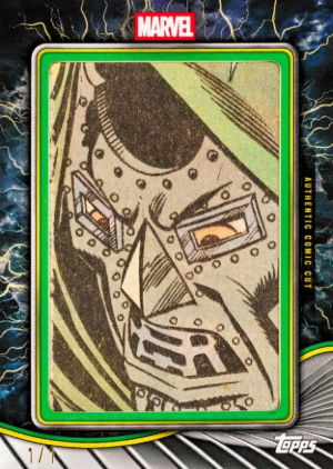 Doctor Doom Comic Cuts MOCK UP