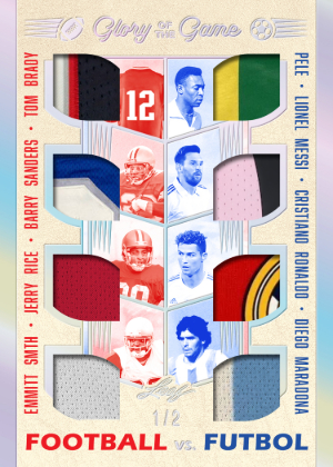 Football vs Futbol Tom Brady, Barry Sanders, Jerry Rice, Emmitt Smith, Pelé, Lionel Messi, Cristiano Ronaldo, Diego Maradona MOCK UP Football vs Futbol Tom Brady, Barry Sanders, Jerry Rice, Emmitt Smith, Pelé, Lionel Messi, Cristiano Ronaldo, Diego Maradona MOCK UP