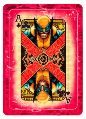 Gambit's Deck SuperFractor Wolverine Ace of Clubs MOCK UP