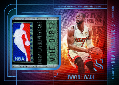 NBA Finals Memorabilia NBA Laundry ID Tag Dwayne Wade MOCK UP NBA Finals Memorabilia NBA Laundry ID Tag Dwayne Wade MOCK UP
