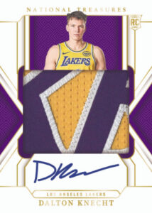 Rookie Patch Auto Gold Dalton Knecht MOCK UP