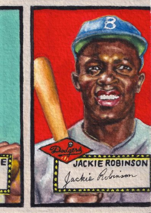 1952 Topps Miscut Original Painting MOCK UP 1952 Topps Miscut Original Painting MOCK UP