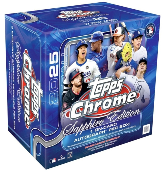 2025 Topps Chrome Sapphire Baseball 2025 Topps Chrome Sapphire Baseball