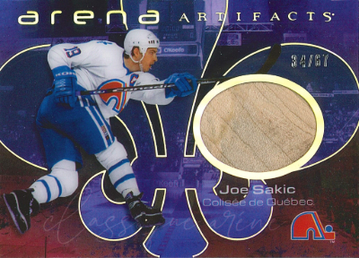 Arena Artifacts Colisee Quebec Joe Sakic MOCK UP