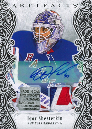 Base Auto Material Goalies Igor Shesterkin