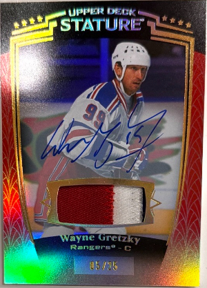 Base Memo Auto Legends Wayne Gretzky