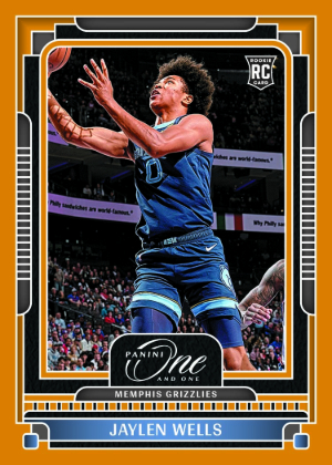 Base Rookies Gold Jaylen Wells MOCK UP