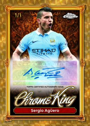 Chrome King Auto FoilFractor Sergio Aguero MOCK UP Chrome King Auto FoilFractor Sergio Aguero MOCK UP