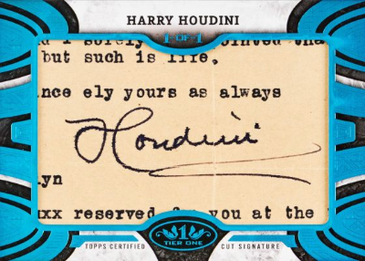 Cut Signatures Harry Houdini MOCK UP Cut Signatures Harry Houdini MOCK UP