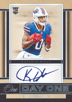 Day One Auto Keon Coleman MOCK UP