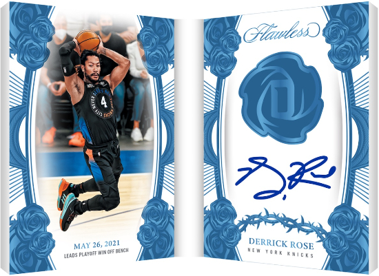 Derrick Rose Booklet Auto Platinum MOCK UP Derrick Rose Booklet Auto Platinum MOCK UP
