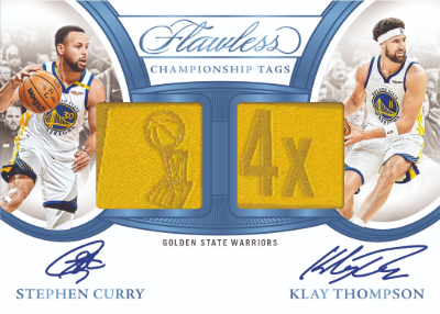Dual Championship Tag Auto Stephen Curry, Klay Thompson MOCK UP Dual Championship Tag Auto Stephen Curry, Klay Thompson MOCK UP