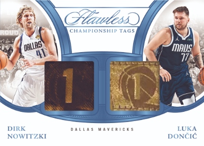 Dual Championship Tags Dirk Nowitzki, Luka Doncic MOCK UP Dual Championship Tags Dirk Nowitzki, Luka Doncic MOCK UP