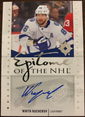 Epitome of the NHL Auto Nikota Kucherov Epitome of the NHL Auto Nikota Kucherov