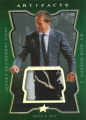 Jersey Retirement Night Ticket Relics Mike Modano