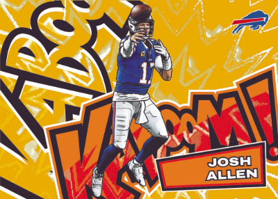 Kaboom Horizontal Josh Allen MOCK UP Kaboom Horizontal Josh Allen MOCK UP