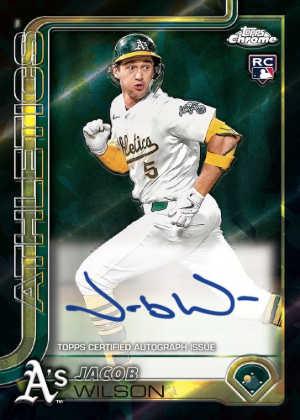 Rookie Auto Black Sapphire Jacob Wilson MOCK UP Rookie Auto Black Sapphire Jacob Wilson MOCK UP