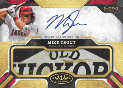 Tier One Auto Limited Lumber Mike Trout MOCK UP Tier One Auto Limited Lumber Mike Trout MOCK UP