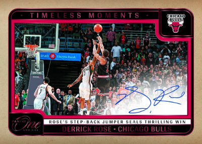 Timeless Moments Auto Derrick Rose MOCK UP