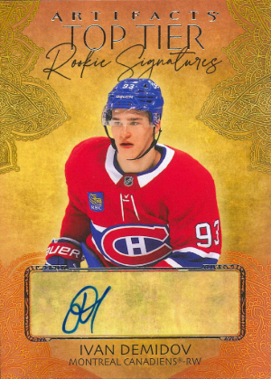Top Tier Rookie Signatures Ivan Demidov