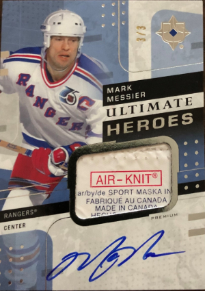 Ultimate Heroes Tag Auto Mark Messier Ultimate Heroes Tag Auto Mark Messier