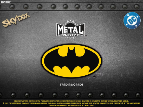 2025 SkyBox Metal Universe Batman 2025 SkyBox Metal Universe Batman