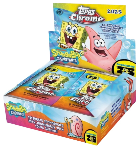 2025 Topps Chrome SpongeBob SquarePants 25th Anniversary 2025 Topps Chrome SpongeBob SquarePants 25th Anniversary