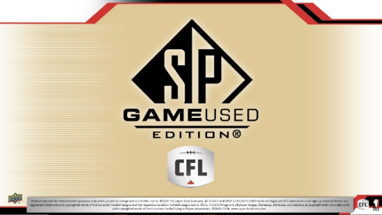 2025 Upper Deck SP Game Used CFL 2025 Upper Deck SP Game Used CFL