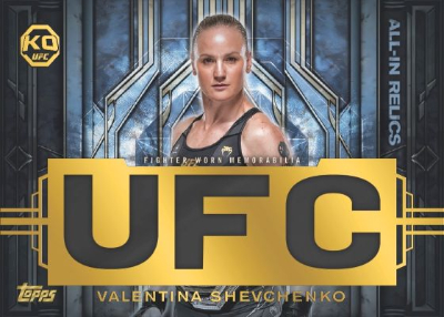 All-In Relics Gold Valentina Shevchenko MOCK UP All-In Relics Gold Valentina Shevchenko MOCK UP