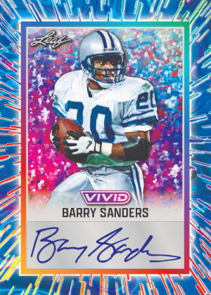 Base Auto Barry Sanders MOCK UP
