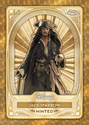 Base Gold Tier SuperFractor Jack Sparrow MOCK UP Base Gold Tier SuperFractor Jack Sparrow MOCK UP