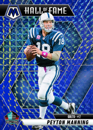 Base Hall of Fame Mosaic Blue Peyton Manning MOCK UP Base Hall of Fame Mosaic Blue Peyton Manning MOCK UP
